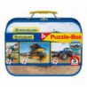 MALETIN METALICO DE PUZZLES NEW HOLLAND